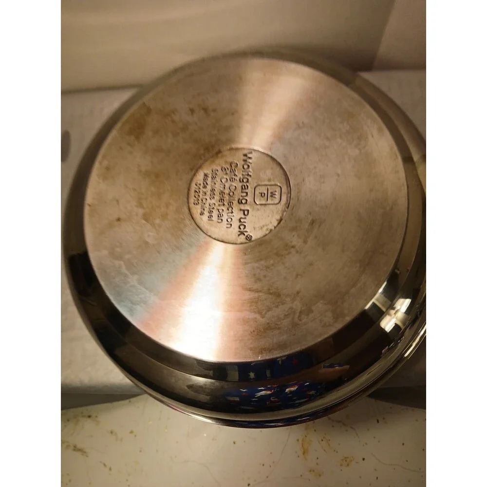 Wolfgang Puck Cafe Collection 8 Inch Omelet Pan/Sauté  Skillet Stainless Steel